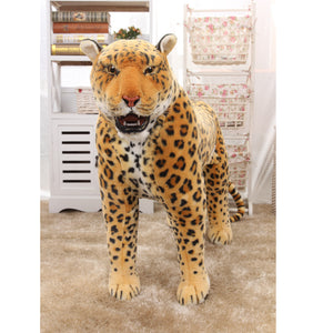 Leopardo de peluche de 75 centímetros de altura