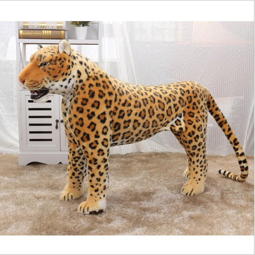 Leopardo de peluche de 75 centímetros de altura