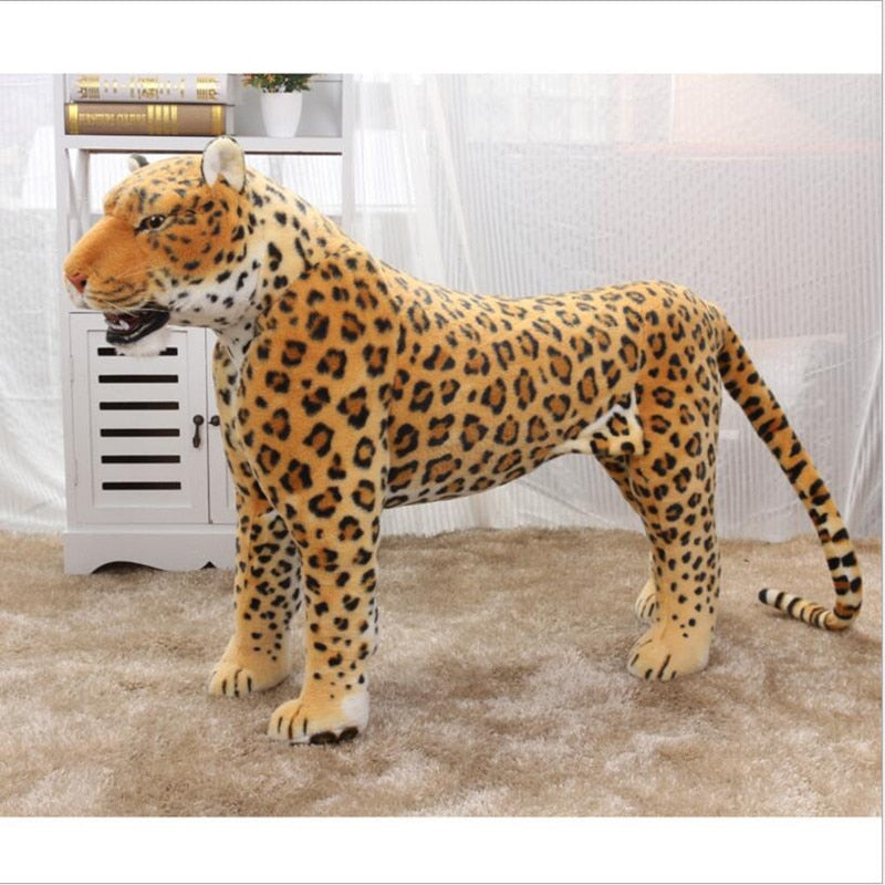 Leopardo de peluche de 75 centímetros de altura